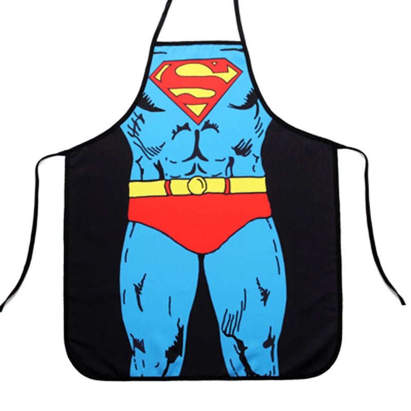 Tablier de Cuisine Super Héros Amusant - Tablier Humoristique pour Homme et Femme - Cuisine Chez Nadine