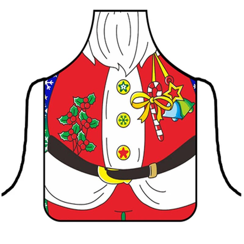 Tablier de Noël 3D Clown Amusant - Tablier de Cuisine Humoristique pour Fêtes et Soirées - Cuisine Chez Nadine
