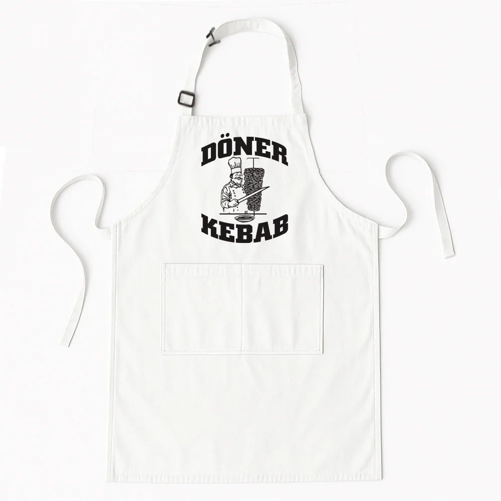 Tablier Doner Kebab en Coton - Tablier de Cuisine pour Homme et Femme - Cuisine Chez Nadine