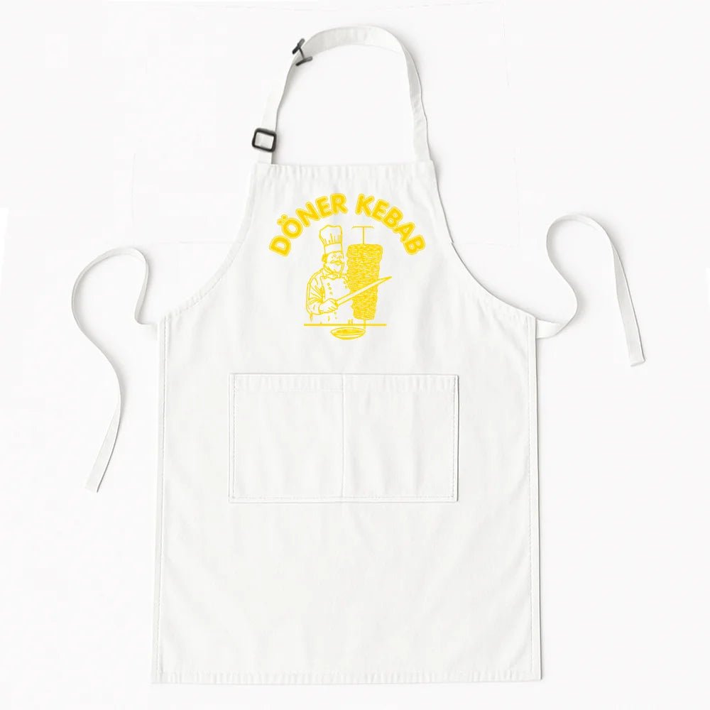 Tablier Doner Kebab en Coton - Tablier de Cuisine pour Homme et Femme - Cuisine Chez Nadine