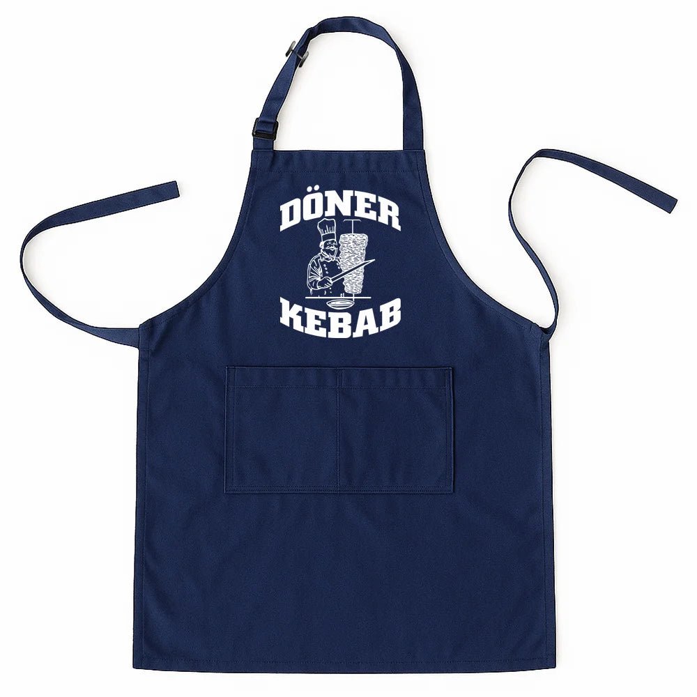 Tablier Doner Kebab en Coton - Tablier de Cuisine pour Homme et Femme - Cuisine Chez Nadine