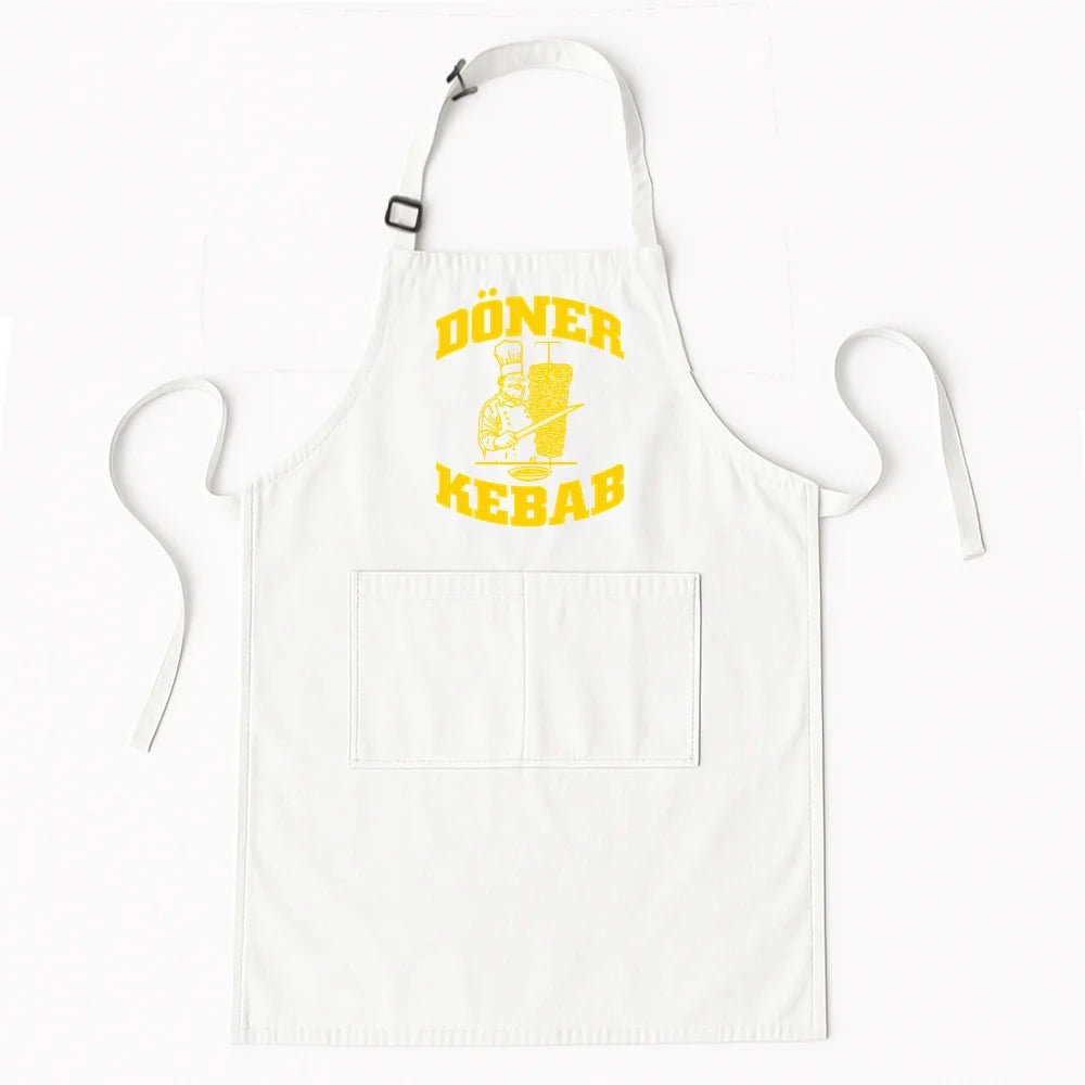 Tablier Doner Kebab en Coton - Tablier de Cuisine pour Homme et Femme - Cuisine Chez Nadine
