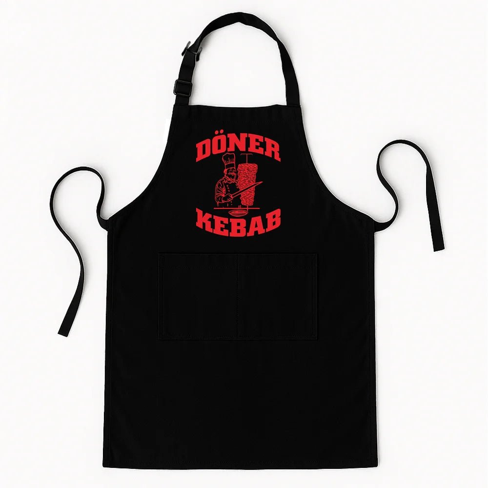 Tablier Doner Kebab en Coton - Tablier de Cuisine pour Homme et Femme - Cuisine Chez Nadine