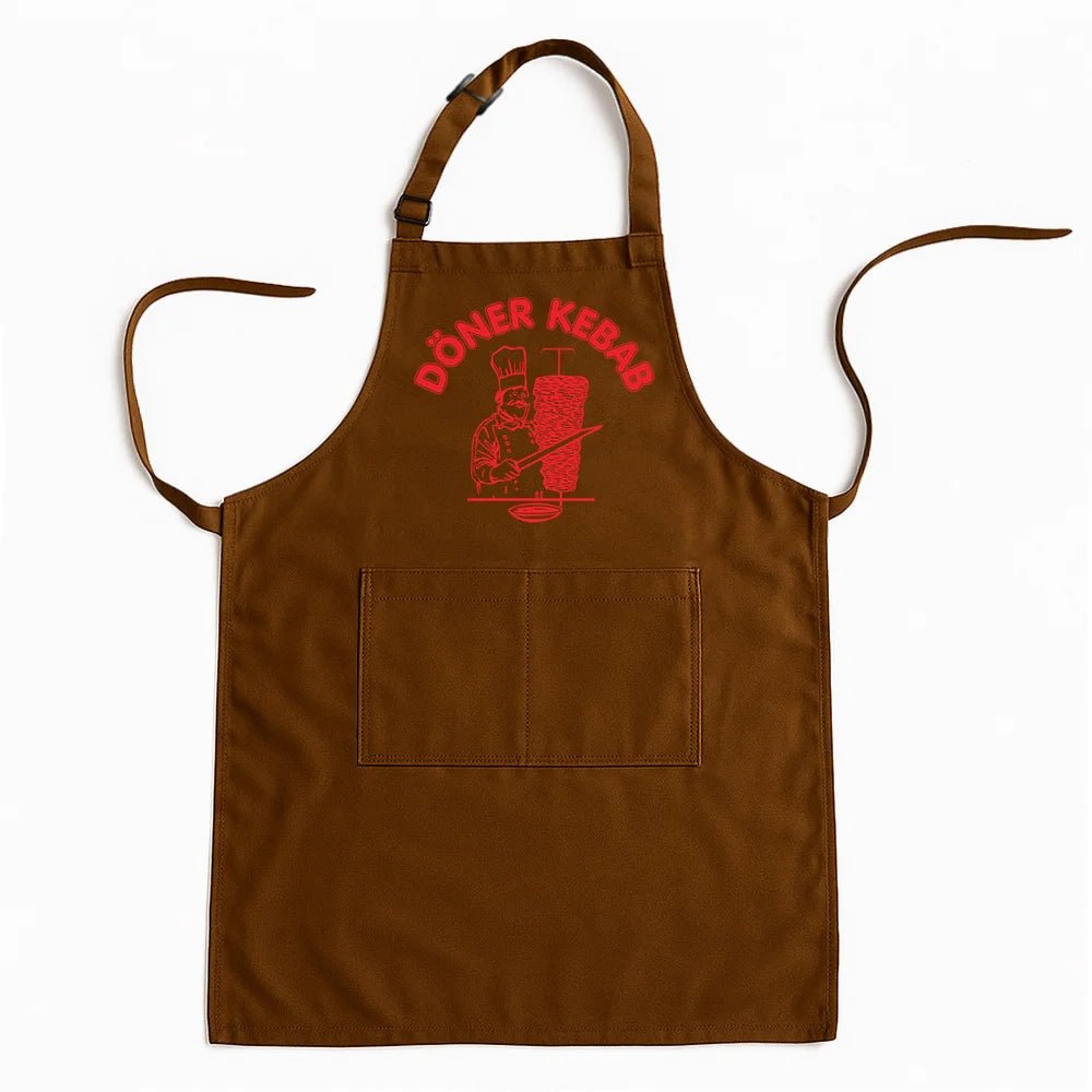 Tablier Doner Kebab en Coton - Tablier de Cuisine pour Homme et Femme - Cuisine Chez Nadine