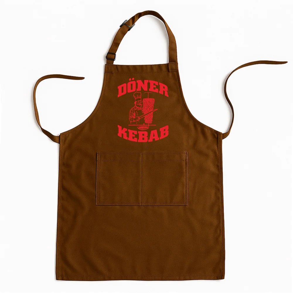 Tablier Doner Kebab en Coton - Tablier de Cuisine pour Homme et Femme - Cuisine Chez Nadine