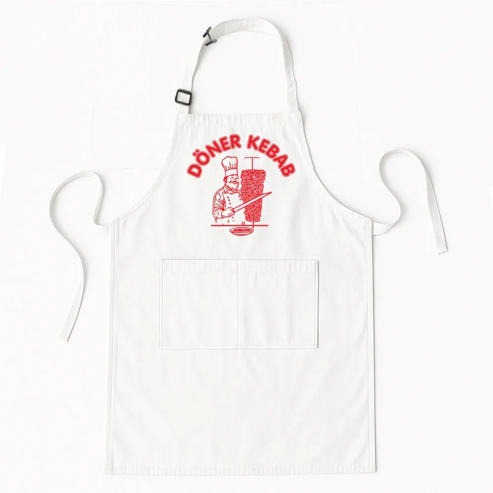 Tablier Doner Kebab en Coton - Tablier de Cuisine pour Homme et Femme - Cuisine Chez Nadine