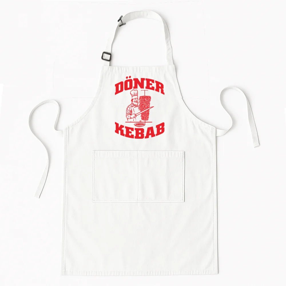 Tablier Doner Kebab en Coton - Tablier de Cuisine pour Homme et Femme - Cuisine Chez Nadine