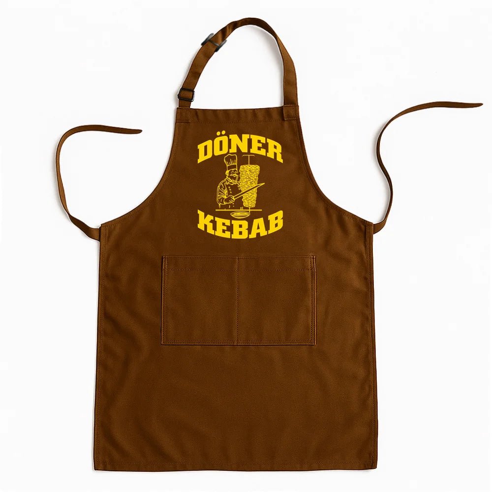 Tablier Doner Kebab en Coton - Tablier de Cuisine pour Homme et Femme - Cuisine Chez Nadine