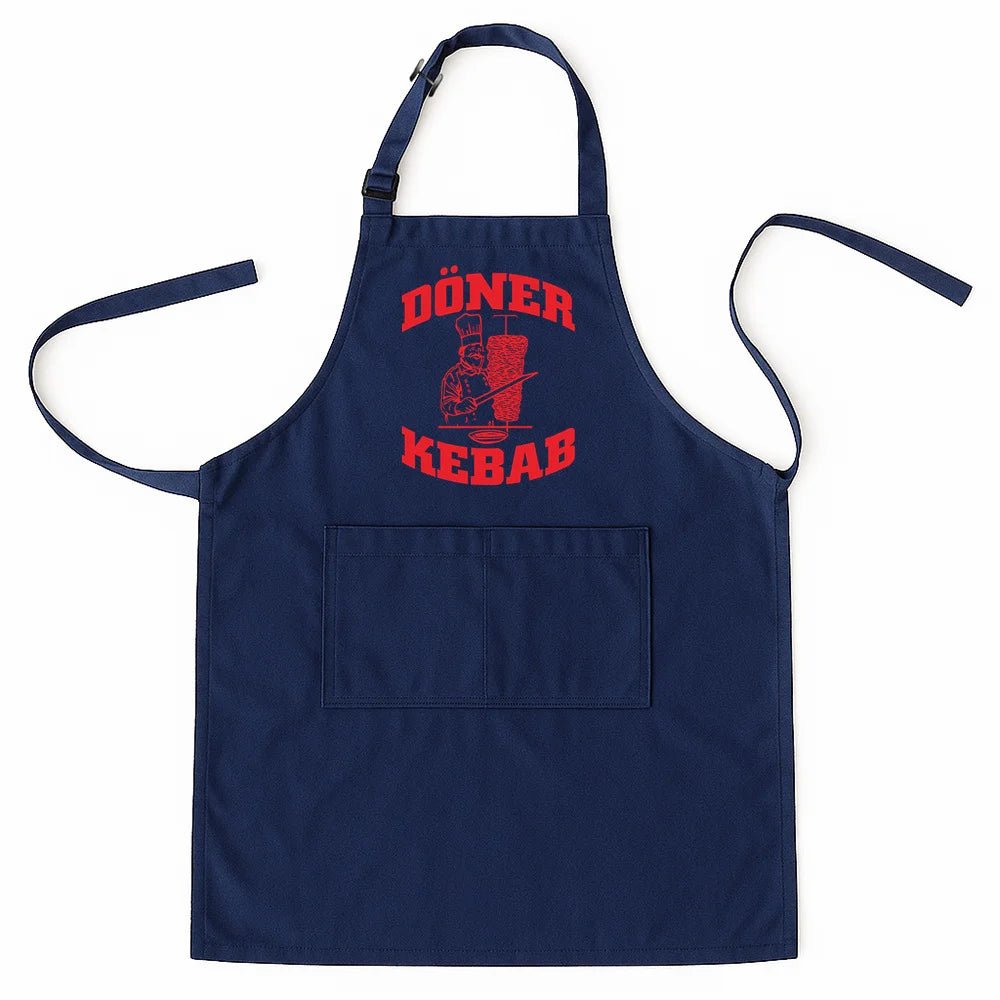 Tablier Doner Kebab en Coton - Tablier de Cuisine pour Homme et Femme - Cuisine Chez Nadine