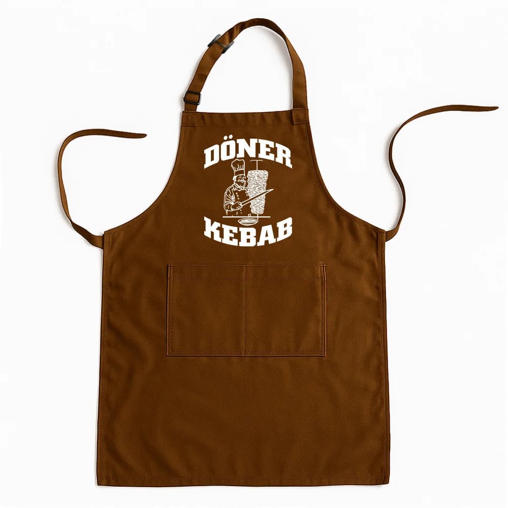 Tablier Doner Kebab en Coton - Tablier de Cuisine pour Homme et Femme - Cuisine Chez Nadine