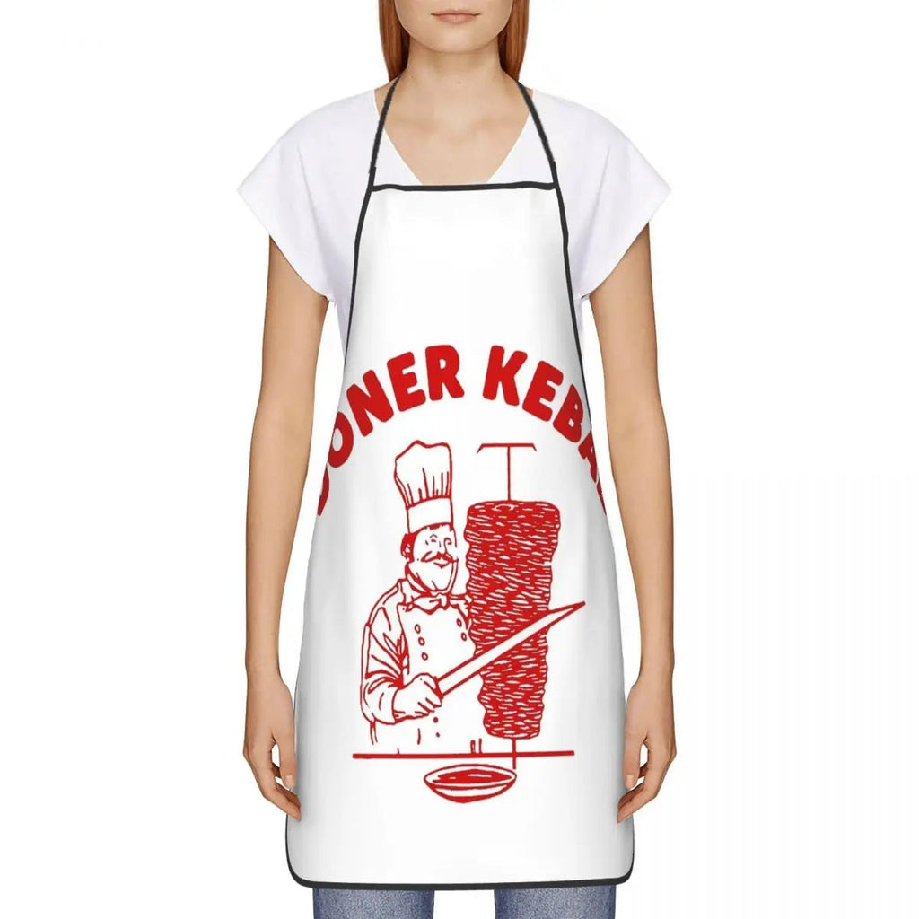 Tablier Doner Kebab Imperméable en PVC - Tablier de Cuisine pour Homme et Femme - Cuisine Chez Nadine