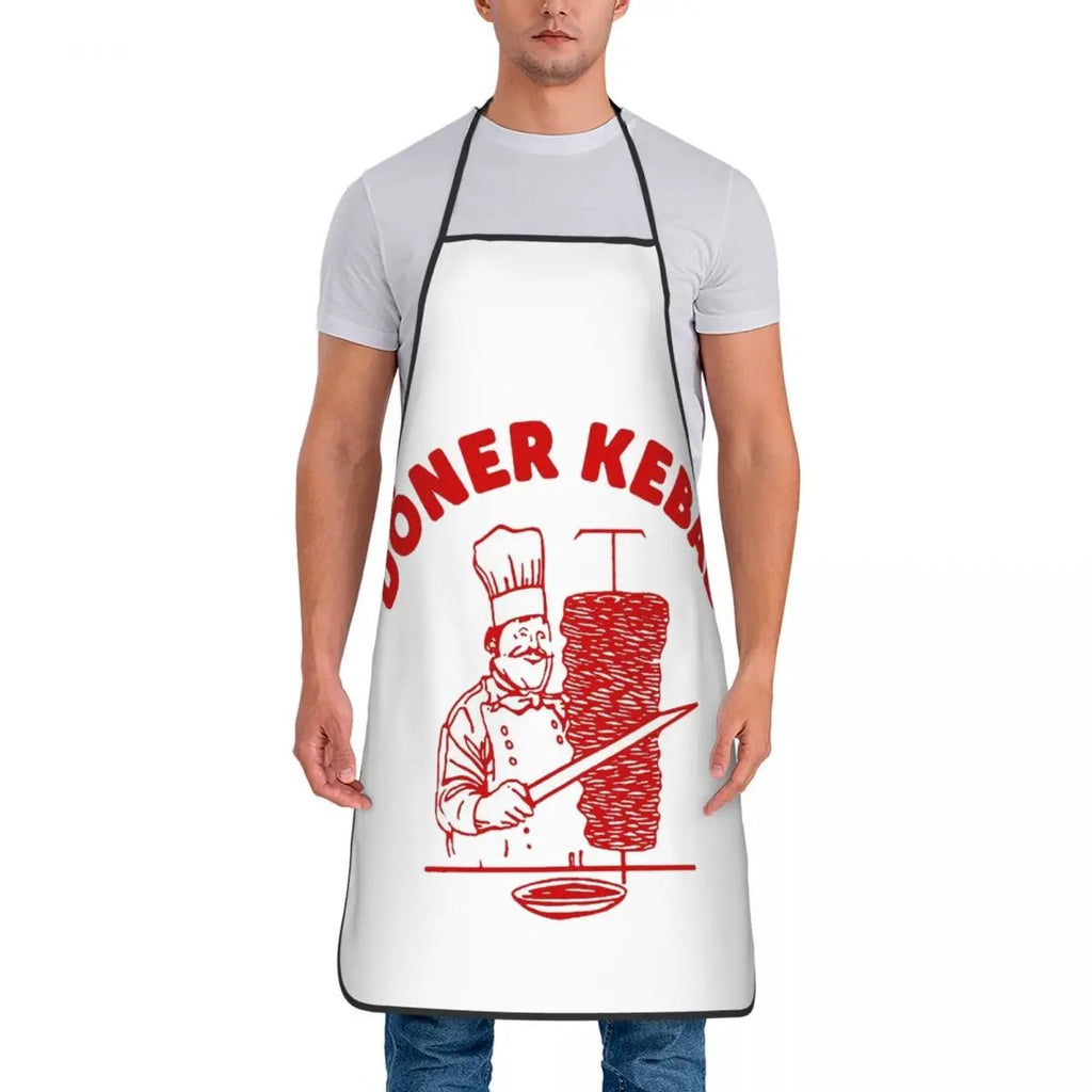 Tablier Doner Kebab Imperméable en PVC - Tablier de Cuisine pour Homme et Femme - Cuisine Chez Nadine