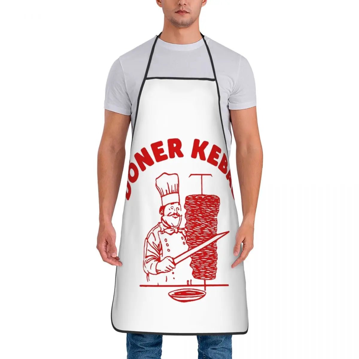 Tablier Doner Kebab Imperméable en PVC - Tablier de Cuisine pour Homme et Femme - Cuisine Chez Nadine