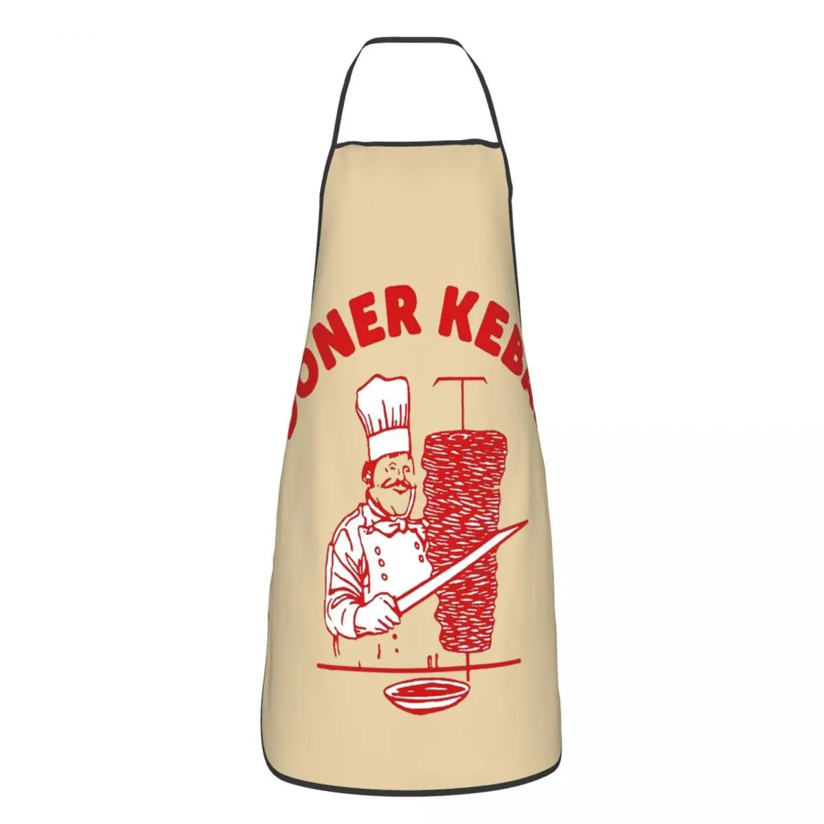 Tablier Doner Kebab Imperméable en PVC - Tablier de Cuisine pour Homme et Femme - Cuisine Chez Nadine