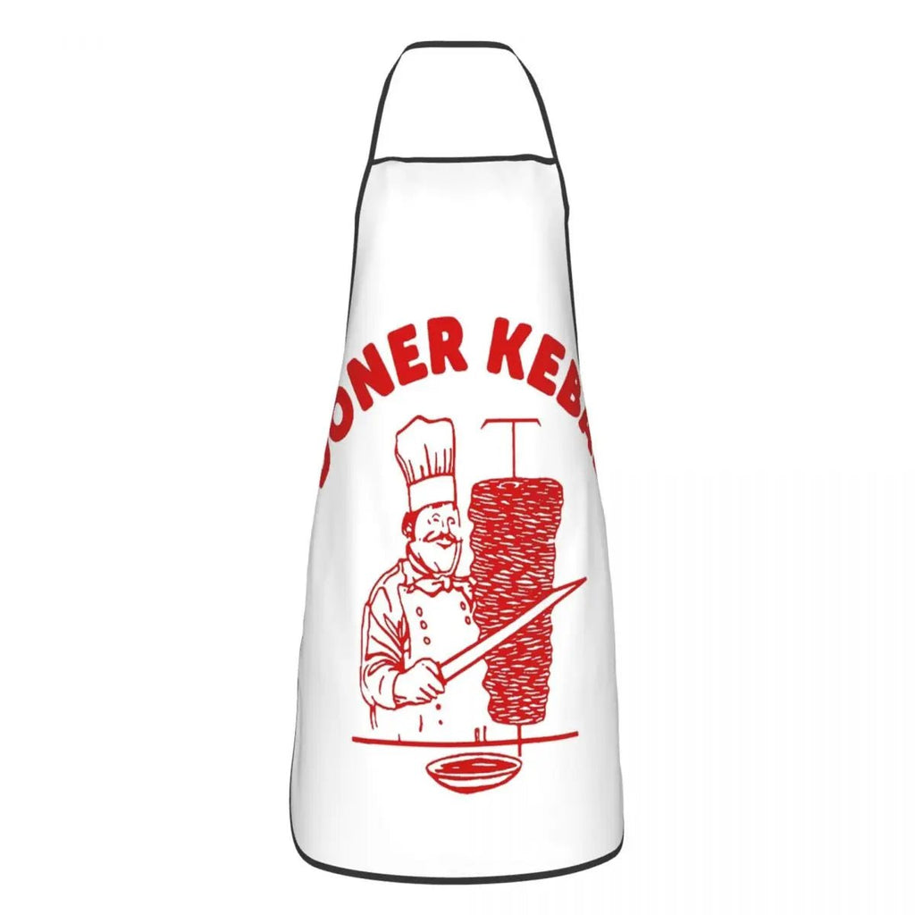 Tablier Doner Kebab Imperméable en PVC - Tablier de Cuisine pour Homme et Femme - Cuisine Chez Nadine