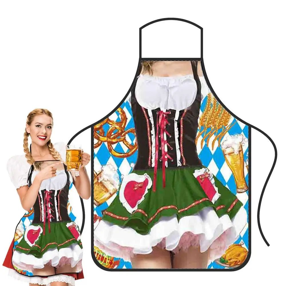 Tablier Humoristique Super Muscle - Tablier de Cuisine Amusant Oktoberfest pour Homme et Femme - Cuisine Chez Nadine