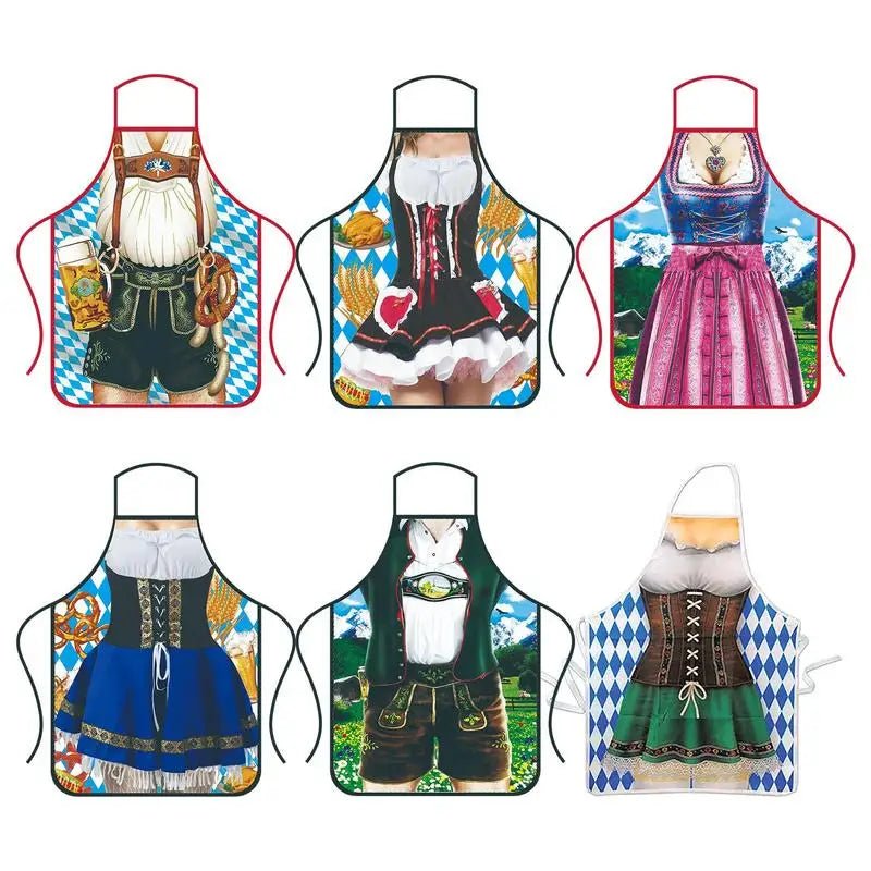 Tablier Humoristique Super Muscle - Tablier de Cuisine Amusant Oktoberfest pour Homme et Femme - Cuisine Chez Nadine