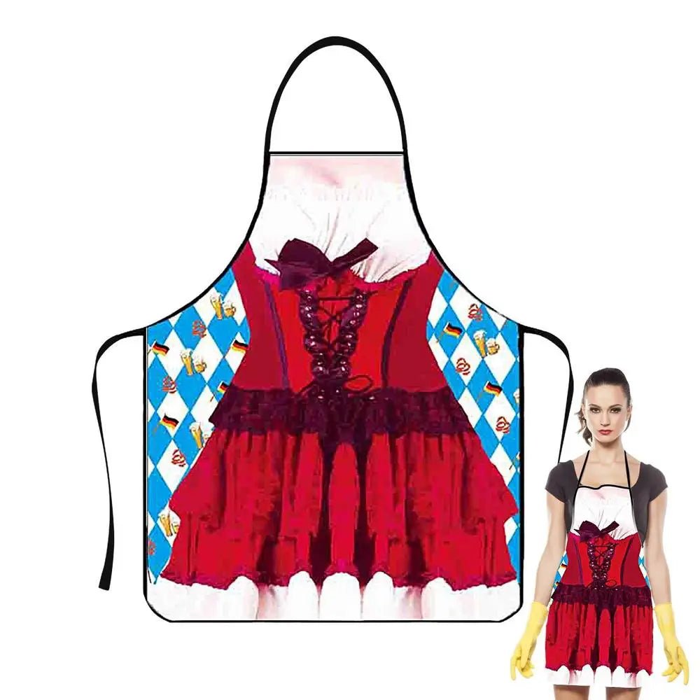 Tablier Humoristique Super Muscle - Tablier de Cuisine Amusant Oktoberfest pour Homme et Femme - Cuisine Chez Nadine