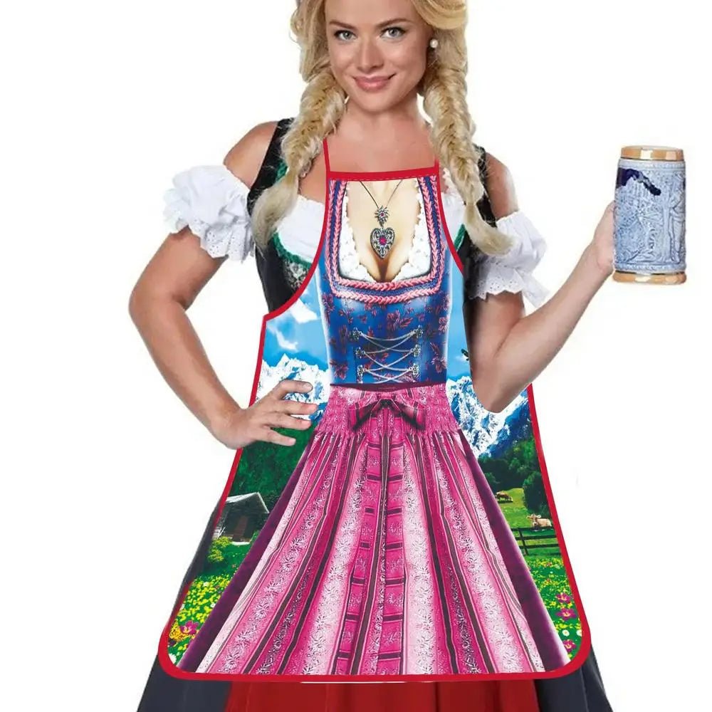 Tablier Humoristique Super Muscle - Tablier de Cuisine Amusant Oktoberfest pour Homme et Femme - Cuisine Chez Nadine
