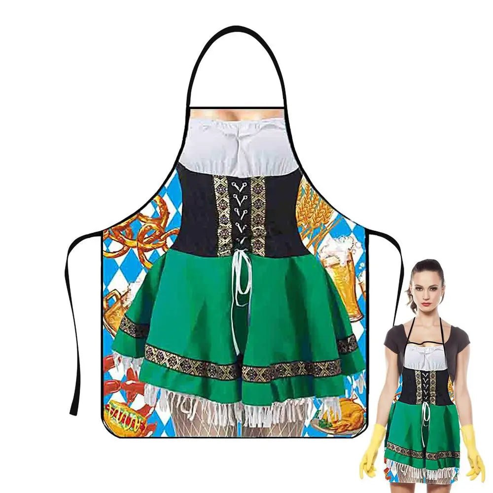 Tablier Humoristique Super Muscle - Tablier de Cuisine Amusant Oktoberfest pour Homme et Femme - Cuisine Chez Nadine