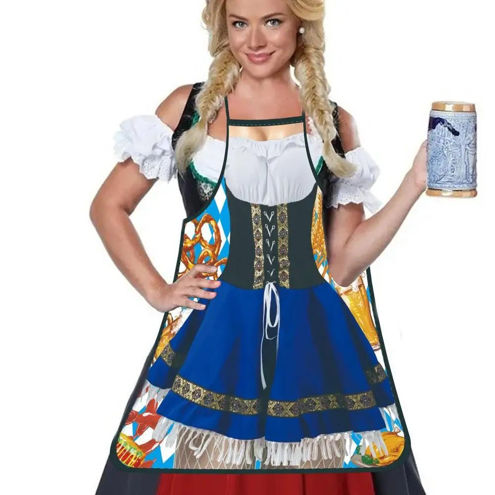 Tablier Humoristique Super Muscle - Tablier de Cuisine Amusant Oktoberfest pour Homme et Femme - Cuisine Chez Nadine