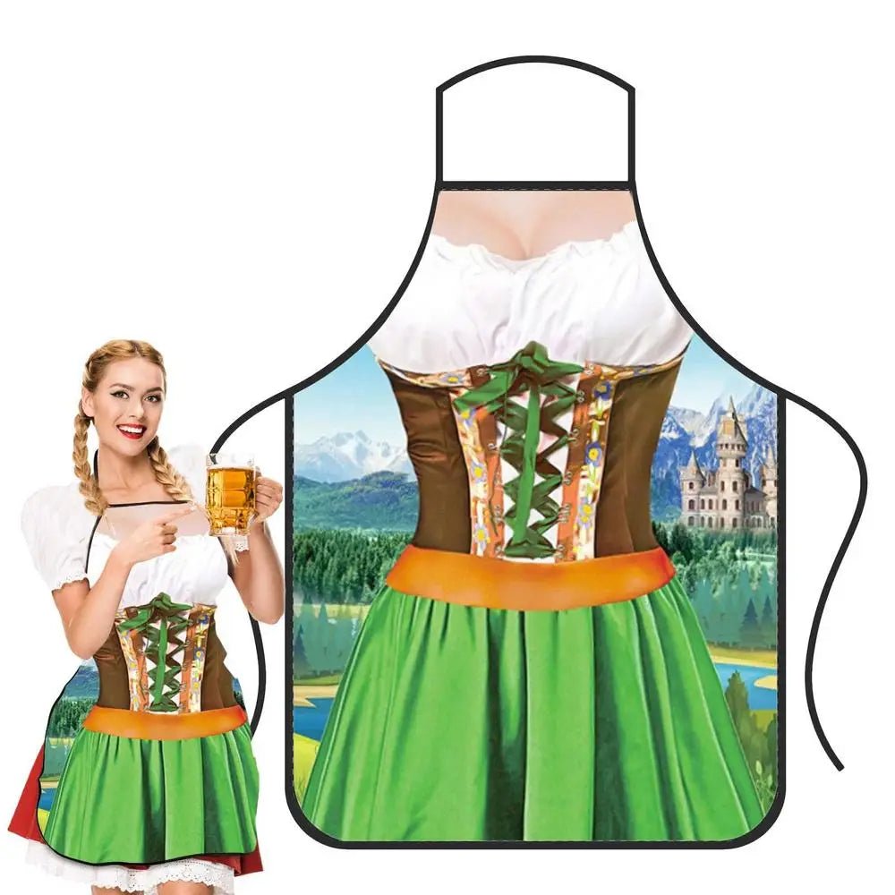 Tablier Humoristique Super Muscle - Tablier de Cuisine Amusant Oktoberfest pour Homme et Femme - Cuisine Chez Nadine