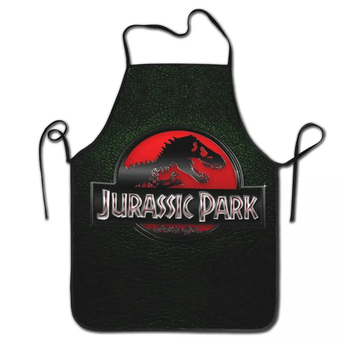 Tablier Jurassic Park Logo Dinosaure - Tablier de Cuisine Unisexe en Tissu Oxford - Cuisine Chez Nadine