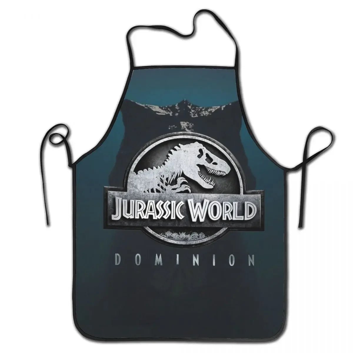Tablier Jurassic Park Logo Dinosaure - Tablier de Cuisine Unisexe en Tissu Oxford - Cuisine Chez Nadine