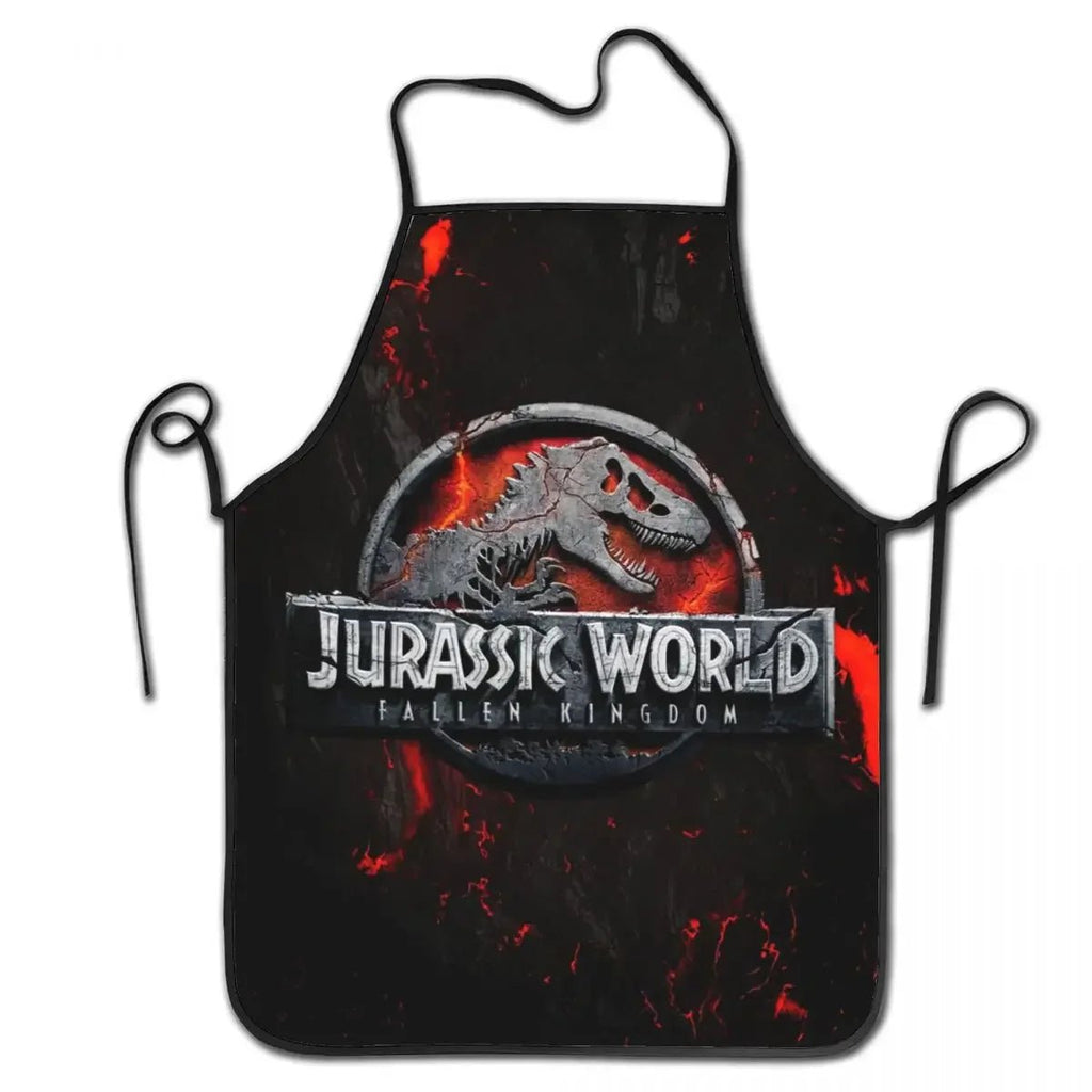 Tablier Jurassic Park Logo Dinosaure - Tablier de Cuisine Unisexe en Tissu Oxford - Cuisine Chez Nadine