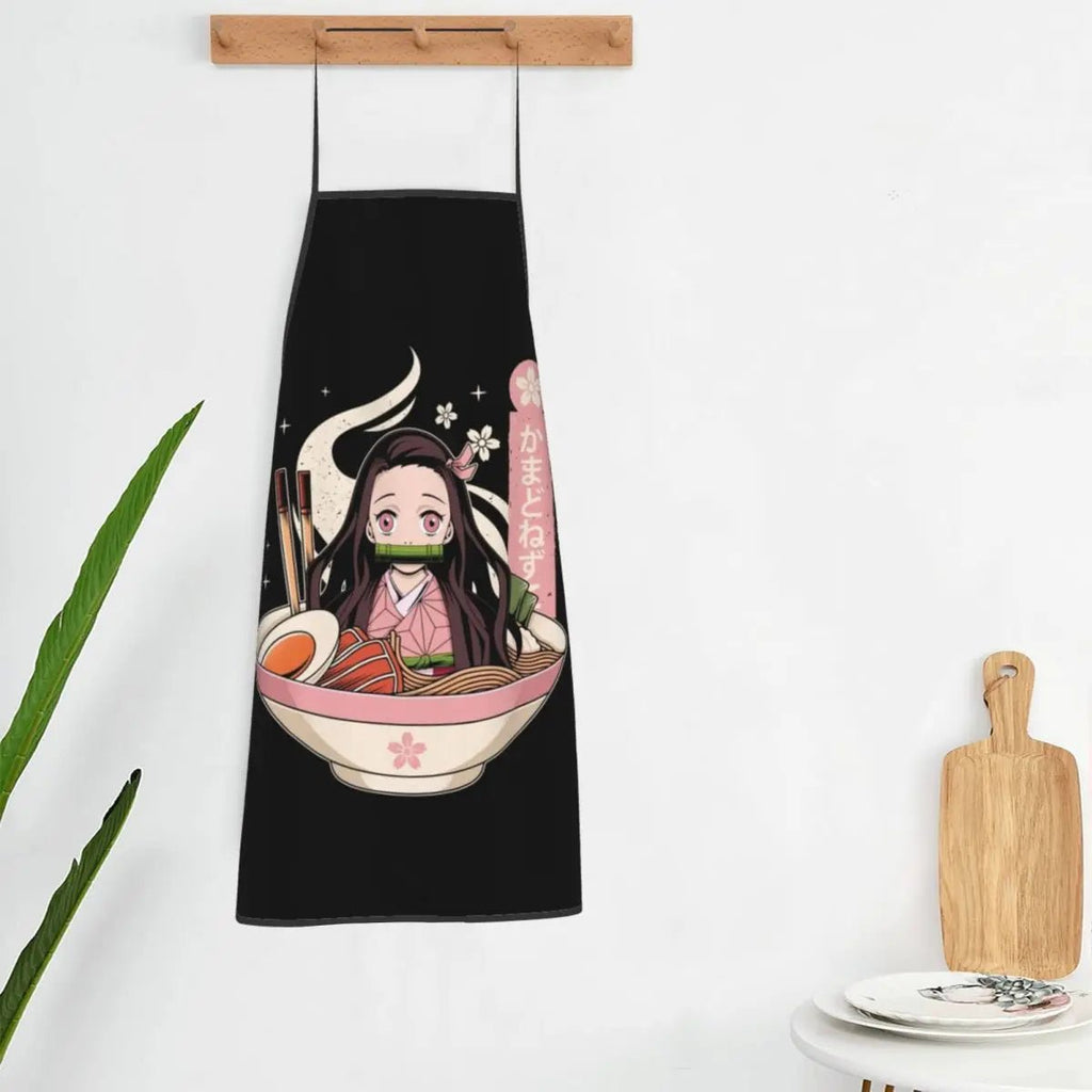 Tablier Nezuko Ramen Demon Slayer - Tablier Imperméable Fan Art Anime pour Cuisine - Cuisine Chez Nadine