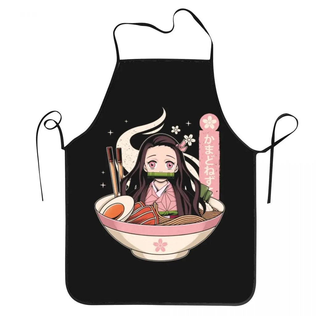 Tablier Nezuko Ramen Demon Slayer - Tablier Imperméable Fan Art Anime pour Cuisine - Cuisine Chez Nadine