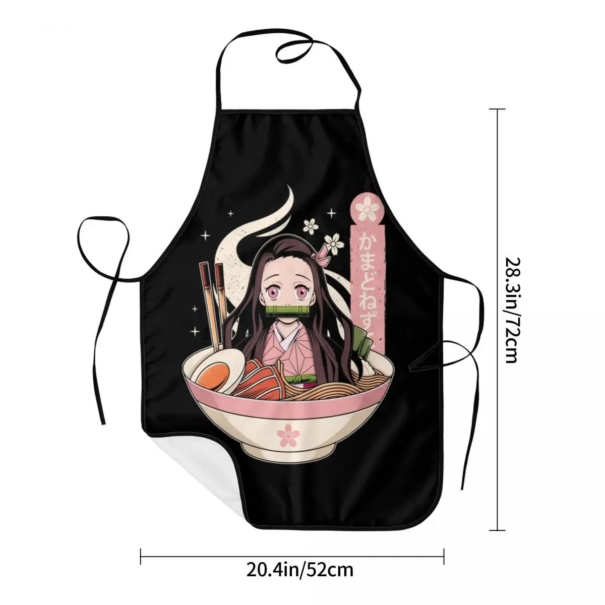 Tablier Nezuko Ramen Demon Slayer - Tablier Imperméable Fan Art Anime pour Cuisine - Cuisine Chez Nadine