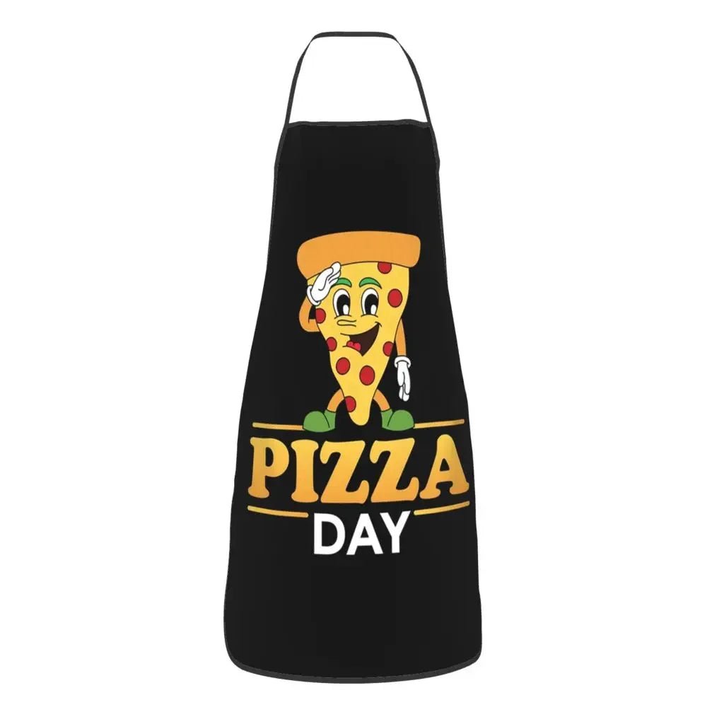 Tablier Pizza Day Unisexe - Tablier de Cuisine en Tissu Oxford pour Amateurs de Pizza - Cuisine Chez Nadine