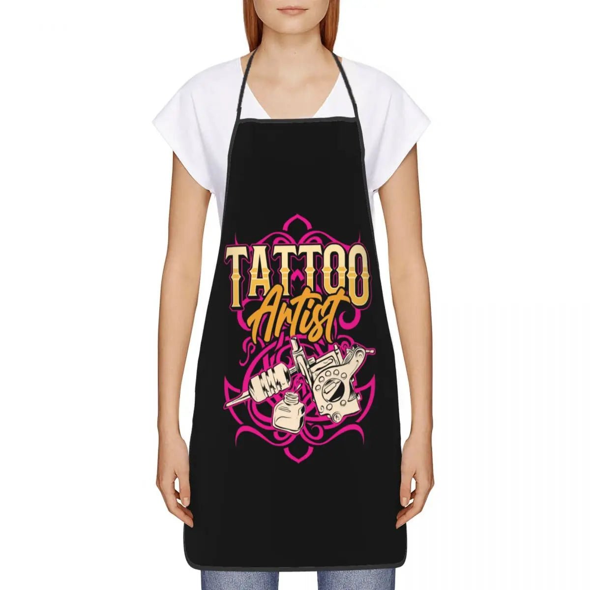 Tablier pour Tatoueur Personnalisé - Tablier Unisexe en Tissu Oxford pour Artistes et Cuisiniers - Cuisine Chez Nadine