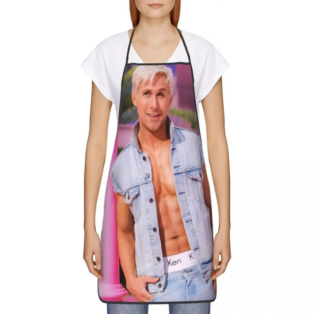 Tablier Ryan Gosling Unisexe - Tablier de Cuisine en Tissu Oxford pour Homme et Femme - Cuisine Chez Nadine