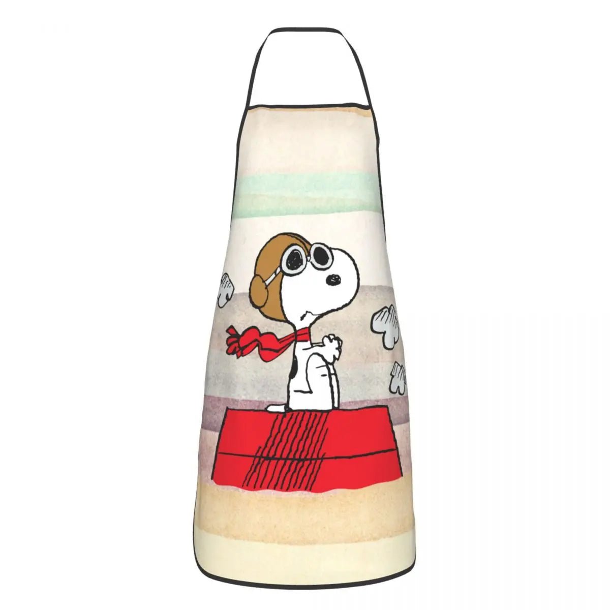 Tablier Snoopy Mignon Personnalisé - Tablier de Cuisine Unisexe Cartoon pour Homme et Femme - Cuisine Chez Nadine