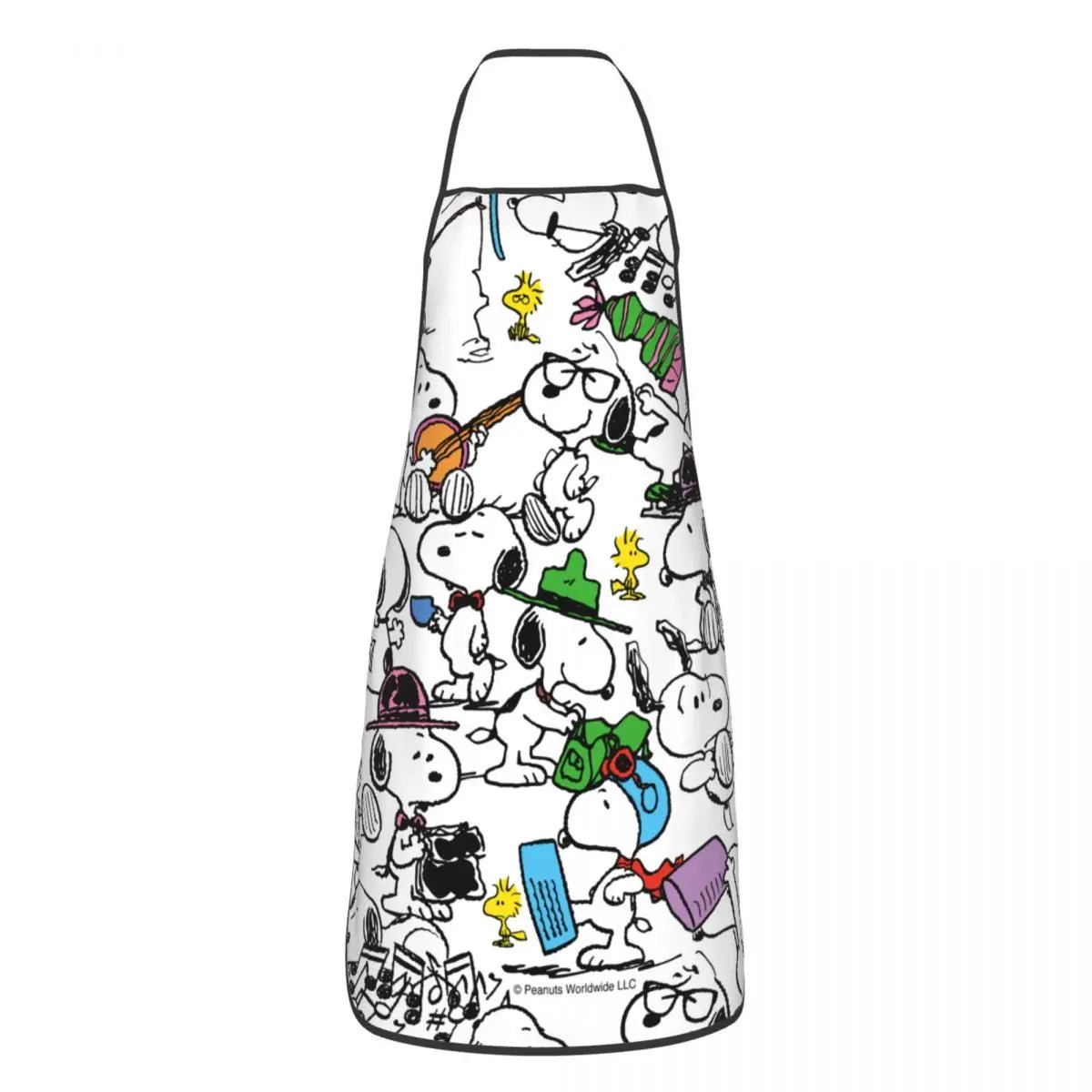 Tablier Snoopy Mignon Personnalisé - Tablier de Cuisine Unisexe Cartoon pour Homme et Femme - Cuisine Chez Nadine