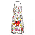 Tablier Snoopy Mignon Personnalisé - Tablier de Cuisine Unisexe Cartoon pour Homme et Femme - Cuisine Chez Nadine