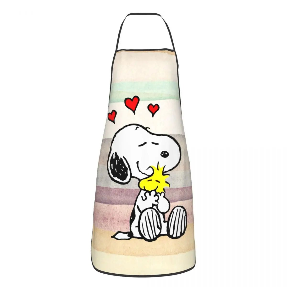 Tablier Snoopy Mignon Personnalisé - Tablier de Cuisine Unisexe Cartoon pour Homme et Femme - Cuisine Chez Nadine