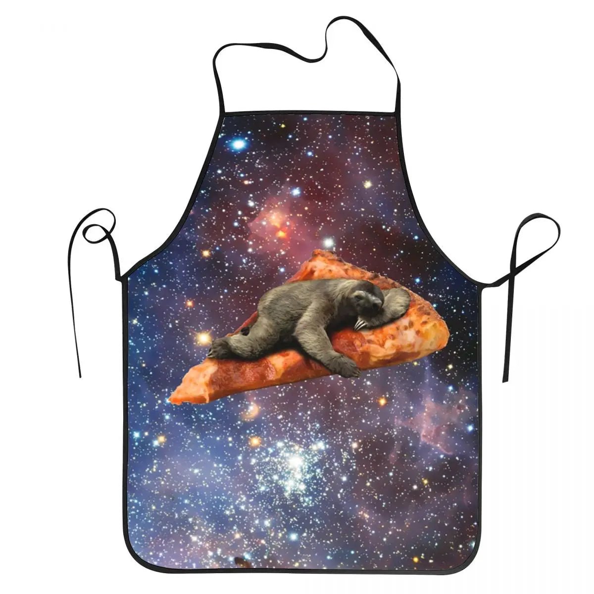Tablier Space DJ Cat Pizza - Tablier de Cuisine Unisexe Original en Tissu Non Tissé - Cuisine Chez Nadine