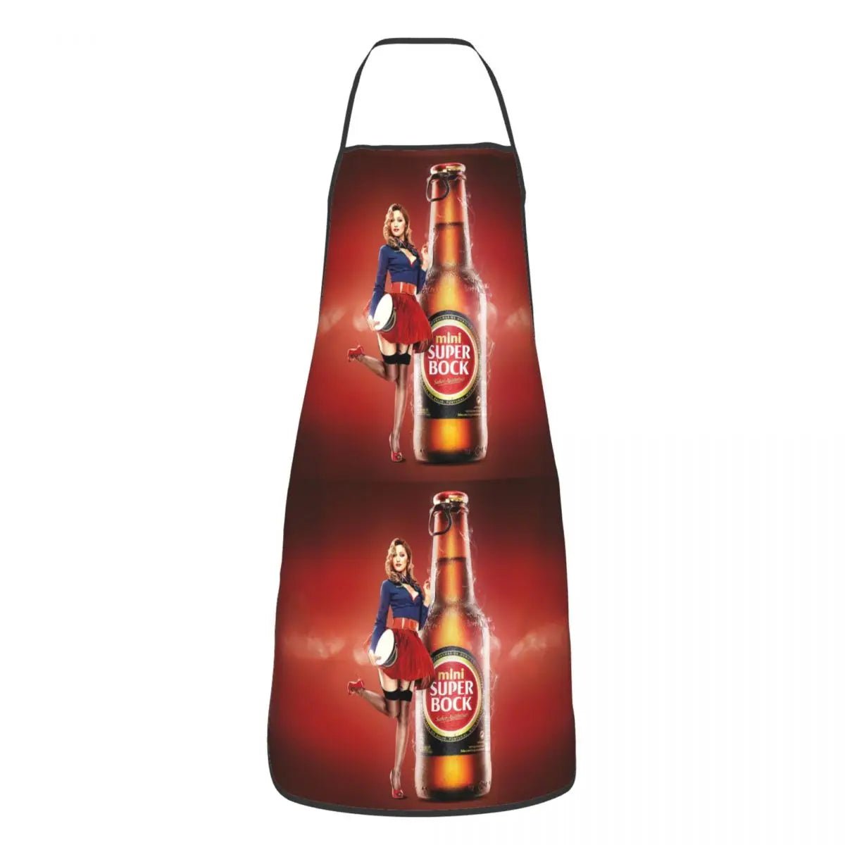 Tablier Super Bock Imperméable en PVC - Tablier de Cuisine, Pâtisserie et Jardinage pour Homme et Femme - Cuisine Chez Nadine