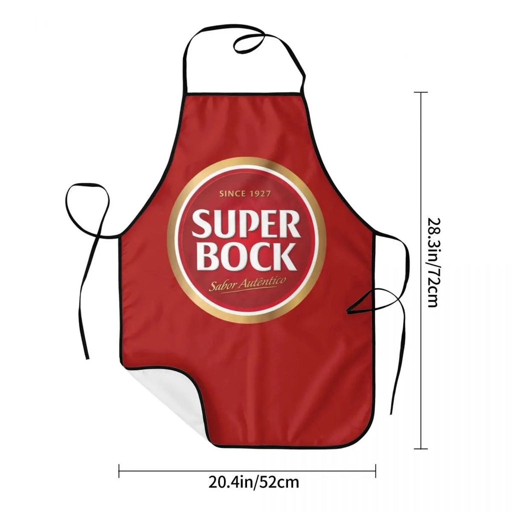 Tablier Super Bock Imperméable en PVC - Tablier de Cuisine, Pâtisserie et Jardinage pour Homme et Femme - Cuisine Chez Nadine