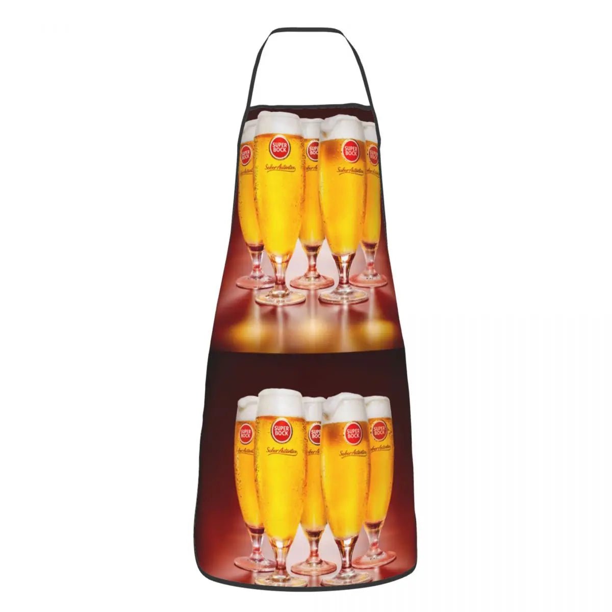 Tablier Super Bock Imperméable en PVC - Tablier de Cuisine, Pâtisserie et Jardinage pour Homme et Femme - Cuisine Chez Nadine