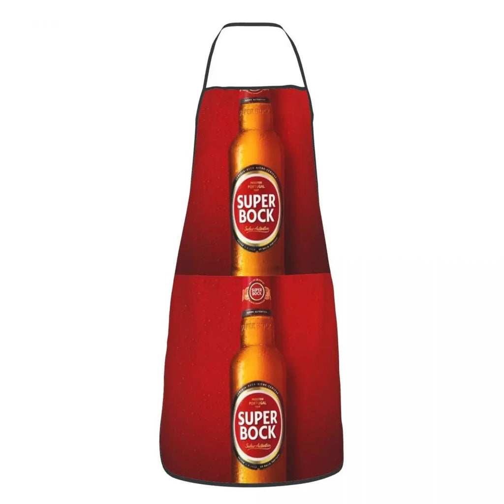 Tablier Super Bock Imperméable en PVC - Tablier de Cuisine, Pâtisserie et Jardinage pour Homme et Femme - Cuisine Chez Nadine