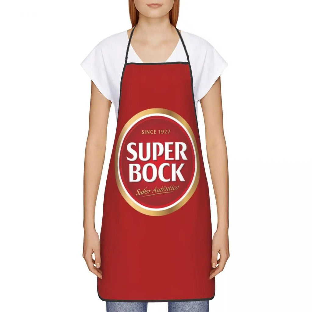 Tablier Super Bock Imperméable en PVC - Tablier de Cuisine, Pâtisserie et Jardinage pour Homme et Femme - Cuisine Chez Nadine