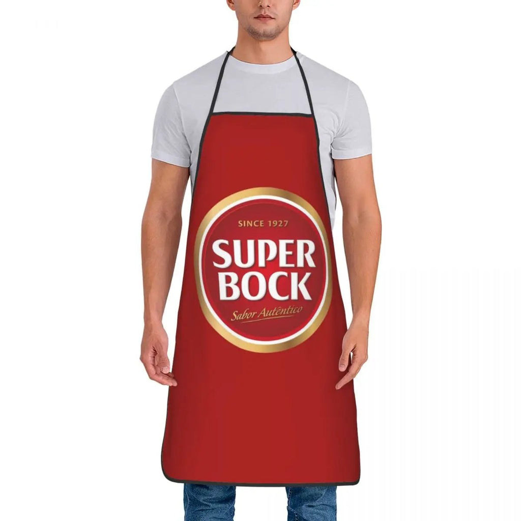 Tablier Super Bock Imperméable en PVC - Tablier de Cuisine, Pâtisserie et Jardinage pour Homme et Femme - Cuisine Chez Nadine