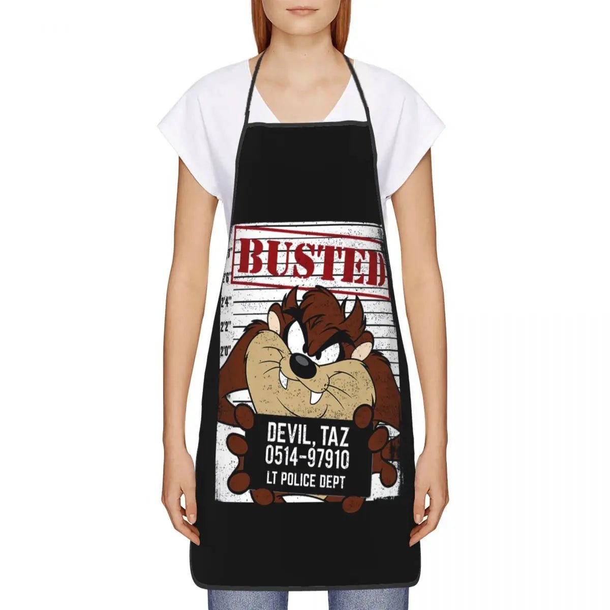 Tablier Taz Diable de Tasmanie - Tablier de Cuisine Unisexe Motif Cartoon Anime - Cuisine Chez Nadine