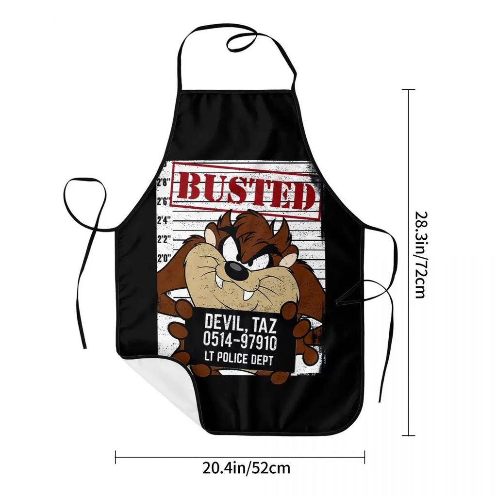 Tablier Taz Diable de Tasmanie - Tablier de Cuisine Unisexe Motif Cartoon Anime - Cuisine Chez Nadine