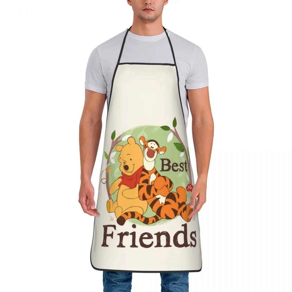 Tablier Winnie l'Ourson Disney - Tablier de Cuisine Unisexe Personnalisé pour Homme et Femme - Cuisine Chez Nadine