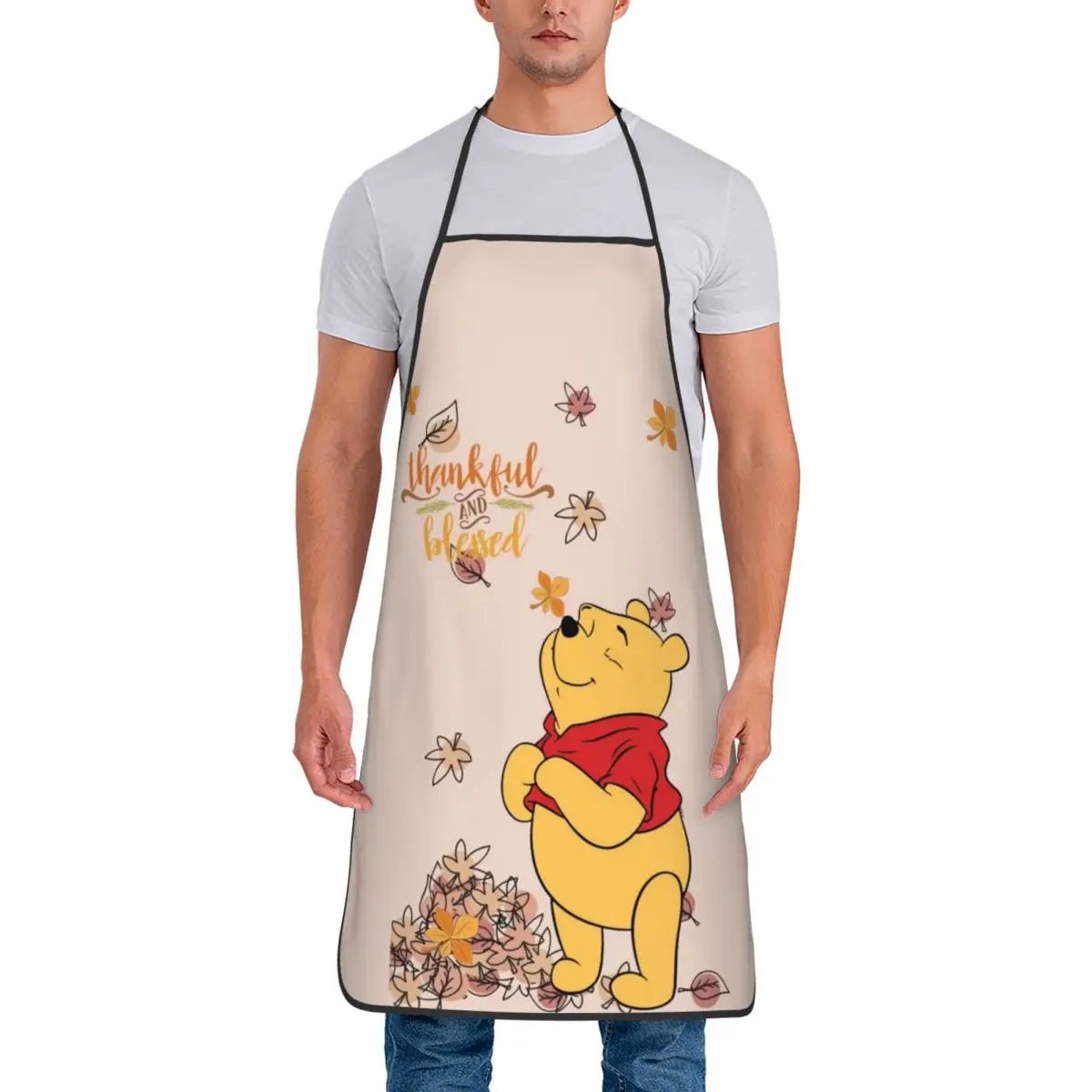 Tablier Winnie l'Ourson Disney - Tablier de Cuisine Unisexe Personnalisé pour Homme et Femme - Cuisine Chez Nadine